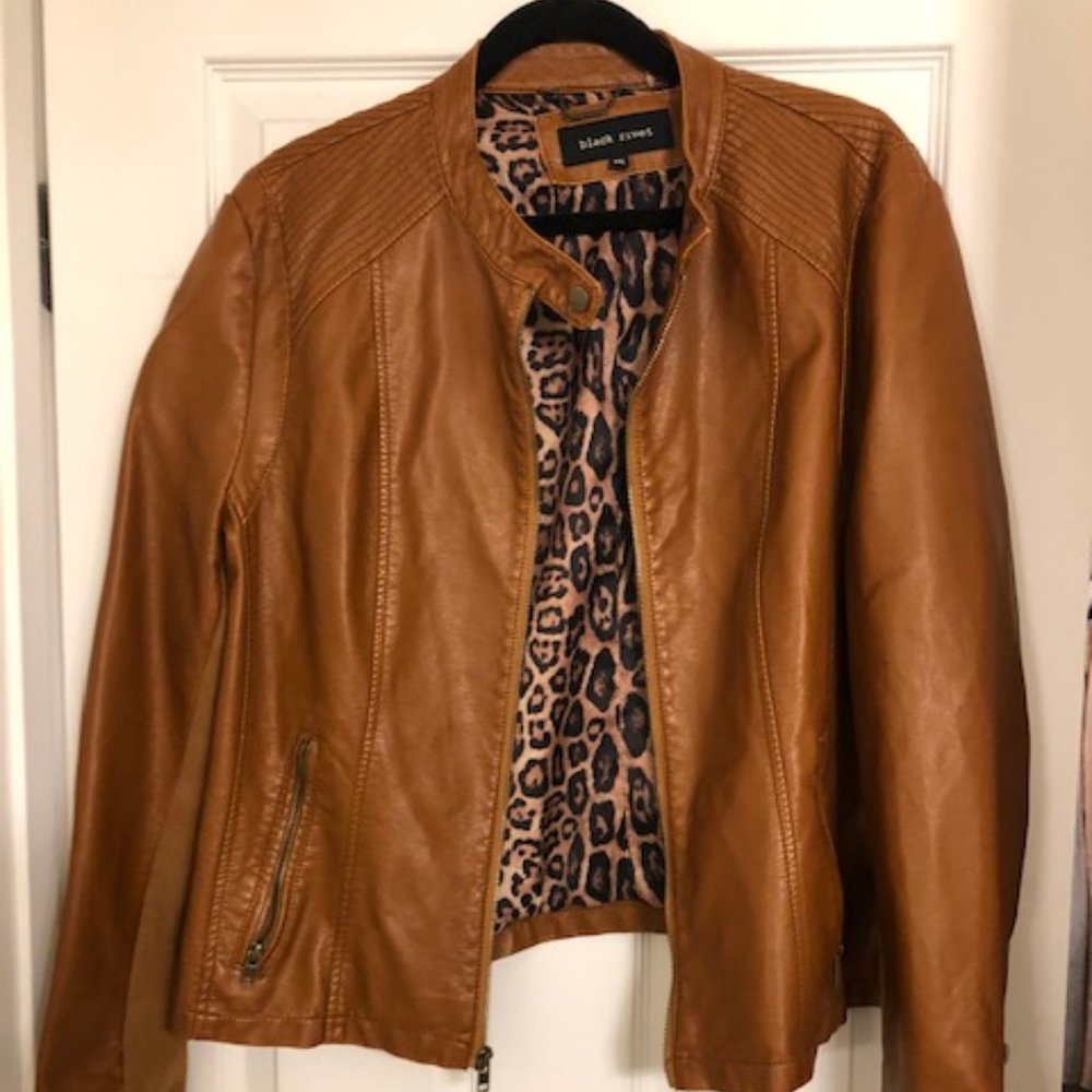 Faux Leather Jacket